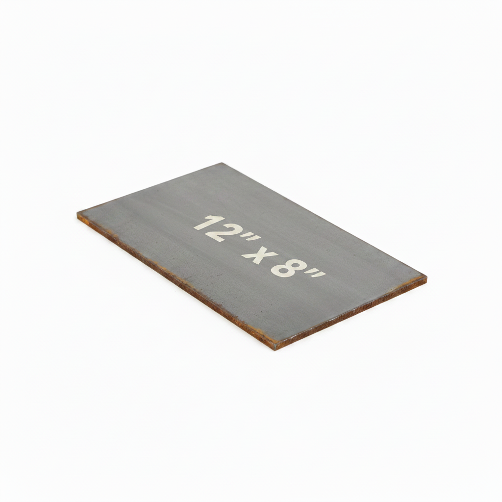 metal rectangle thin plate 12” by 8”