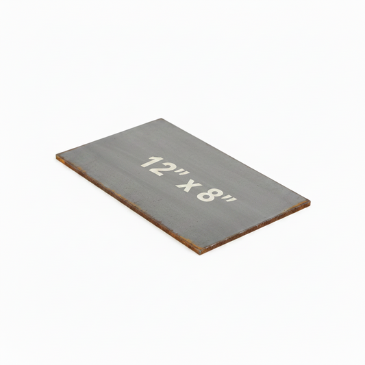 metal rectangle thin plate 12” by 8”