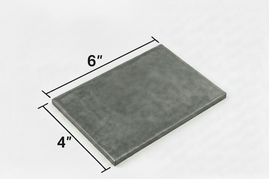 steel 4” x 6”  plates for welding practice 